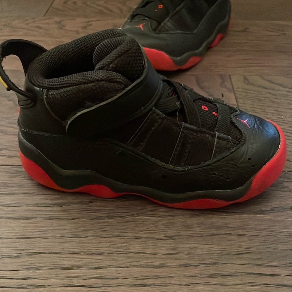 Nike Air Jordan 6 Rings Sneakers Black University Red